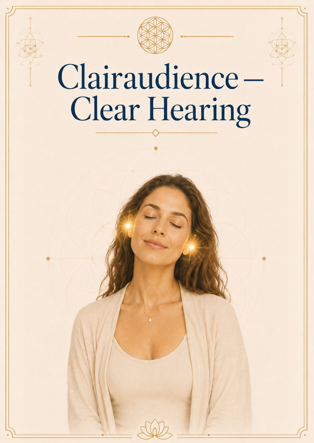Clairaudience — Clear Hearing: receiving a word or nudge from your Spirit team