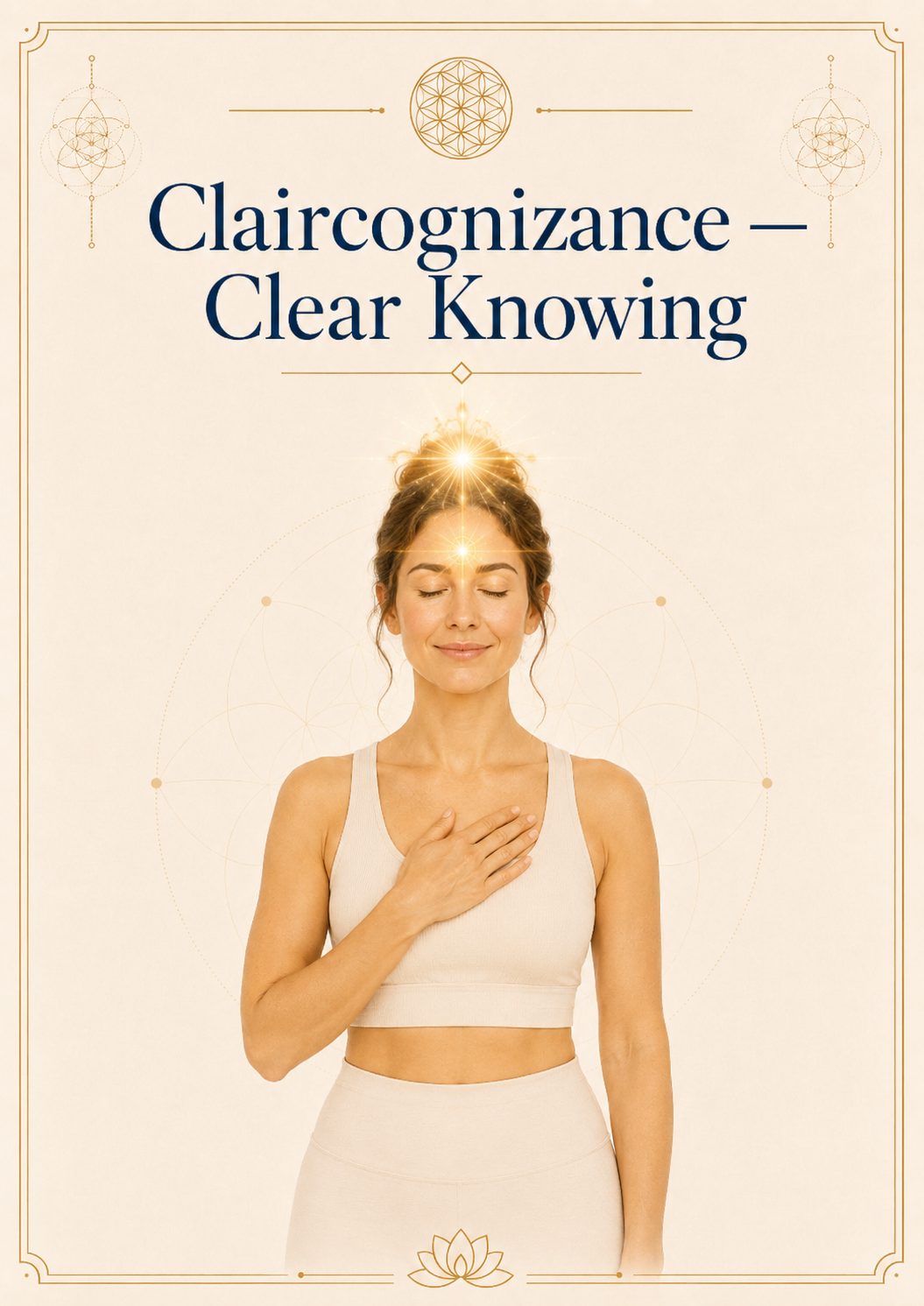 Claircognizance — Clear Knowing: a sudden inner certainty of what you need