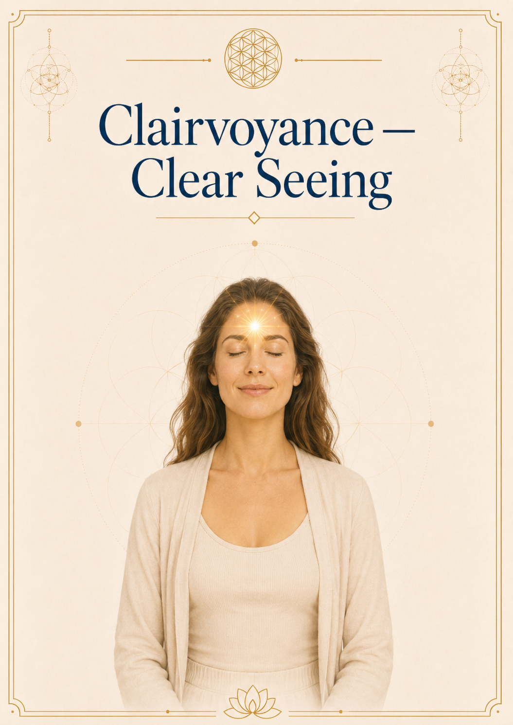 Clairvoyance — Clear Seeing: inner images, colors, or being drawn to something